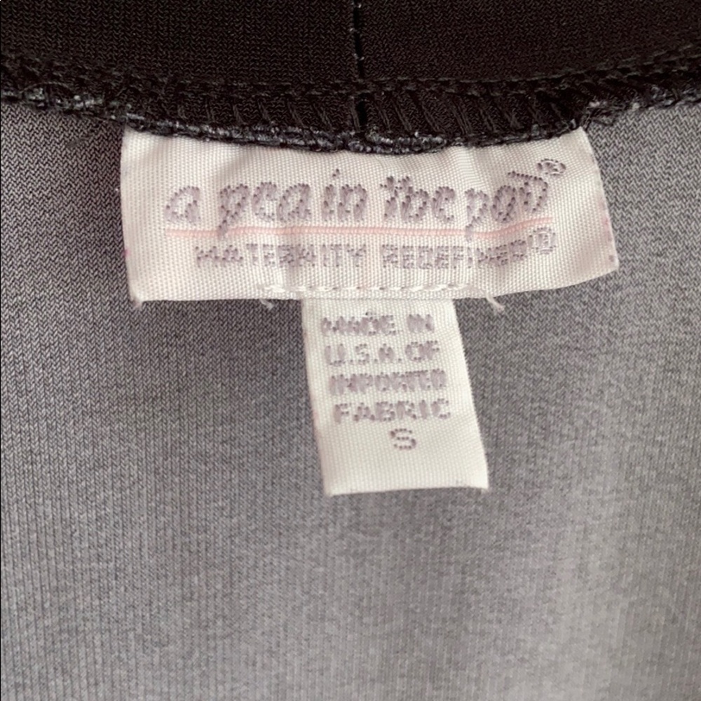 A Pea in the Pod Plunge Neck Maternity Dress Women's Size Small - Picture 3 of 6